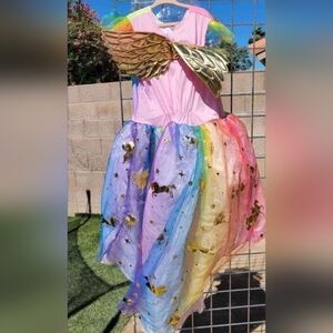 Girls Unicorn Dress Halloween Costume Size Large (12/14)